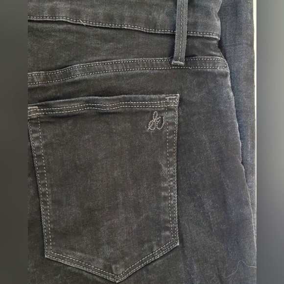 Sam Edelman The Stiletto High Rise Crop Black Washed Skinny Jeans - Size 12 / 31 - Picture 7 of 12